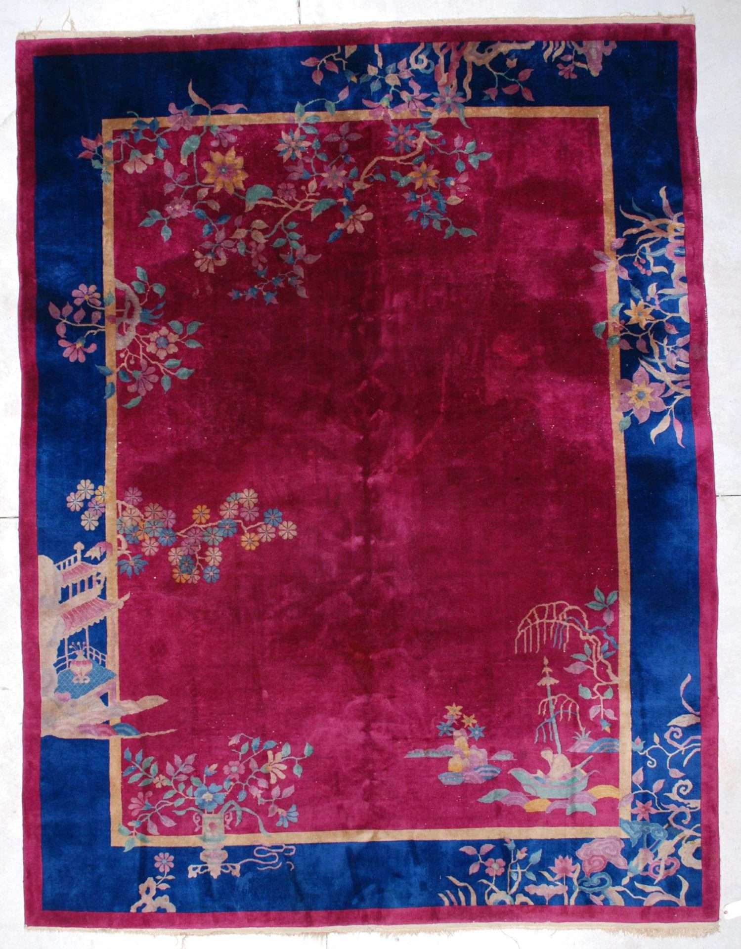 6442 art deco Chinese rug