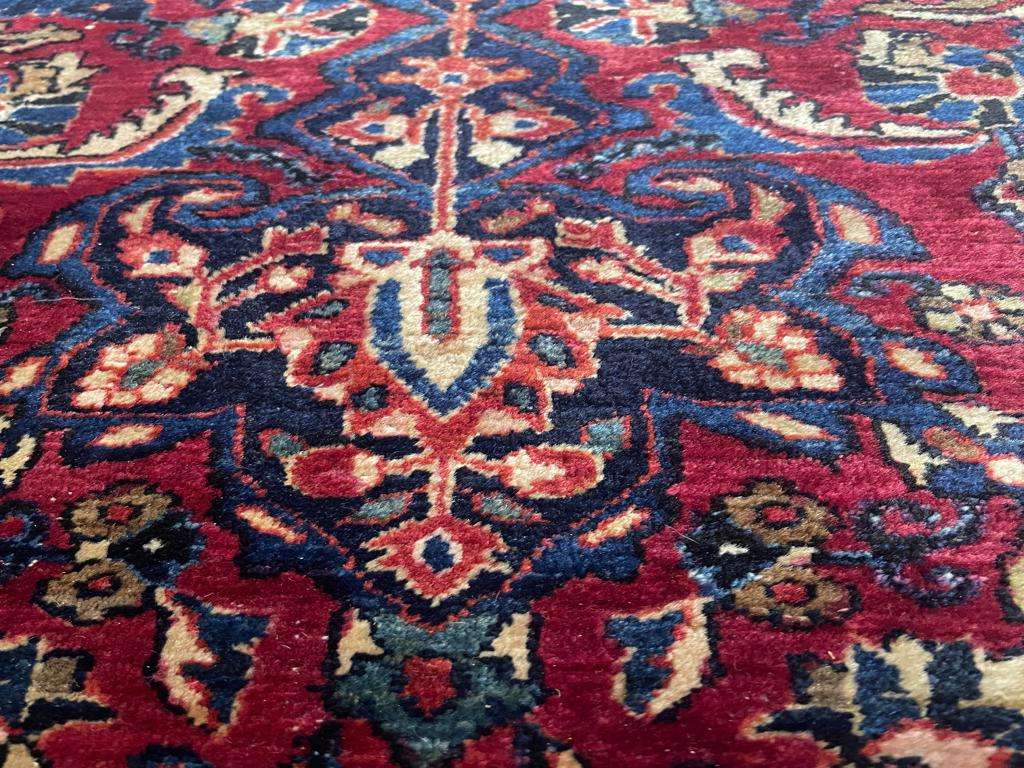 #7476 Sarouk Antique Persian Rug 4'2" x 6'6" - Image 10