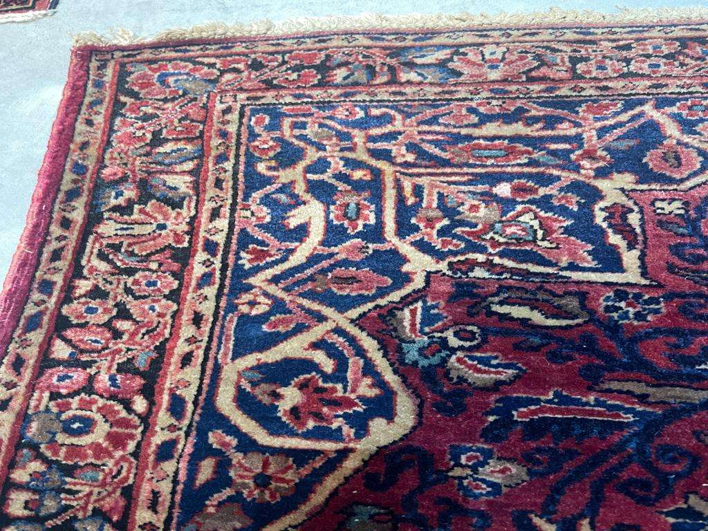 #7476 Sarouk Antique Persian Rug 4'2" x 6'6" - Image 5