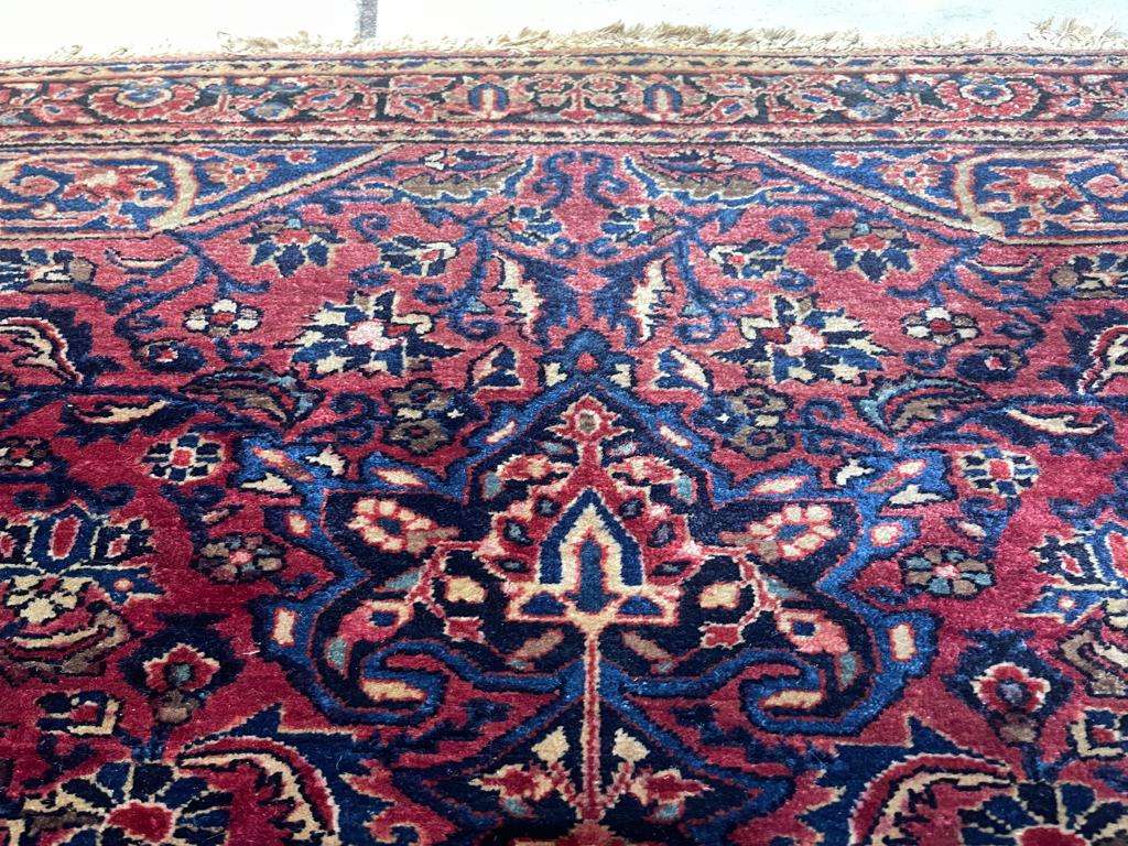 #7476 Sarouk Antique Persian Rug 4'2" x 6'6" - Image 4