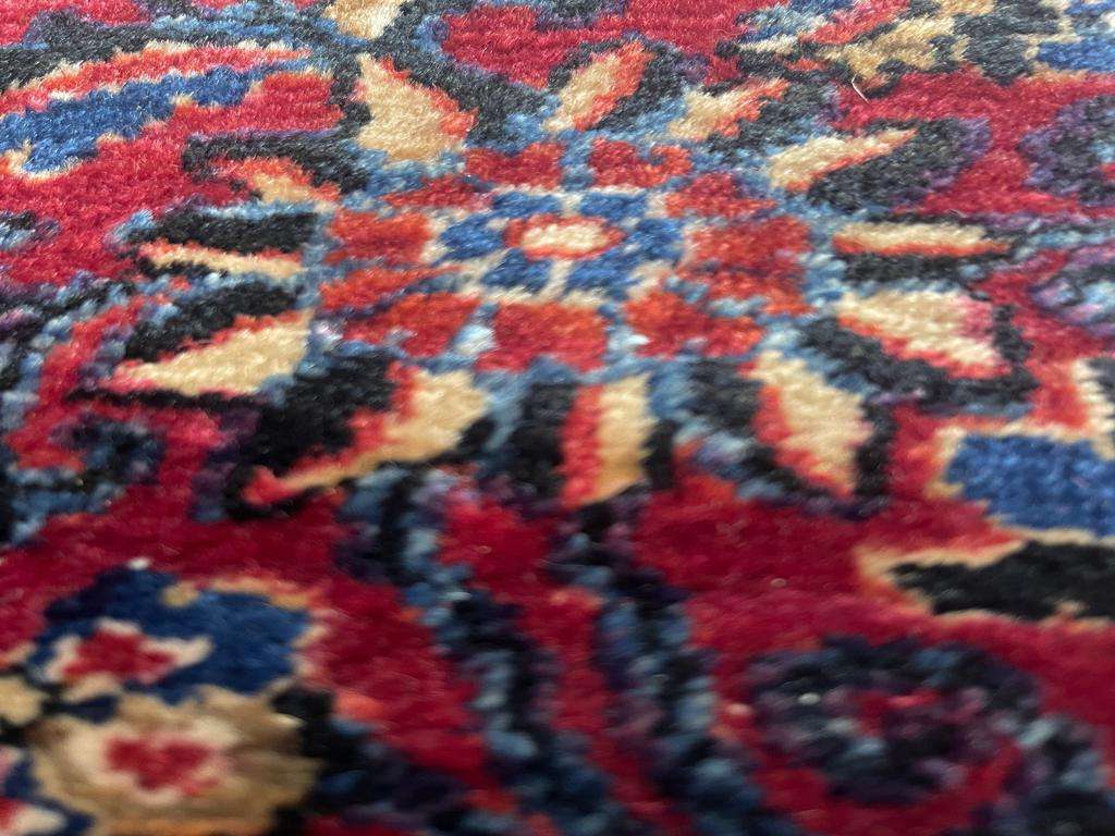 #7476 Sarouk Antique Persian Rug 4'2" x 6'6" - Image 9