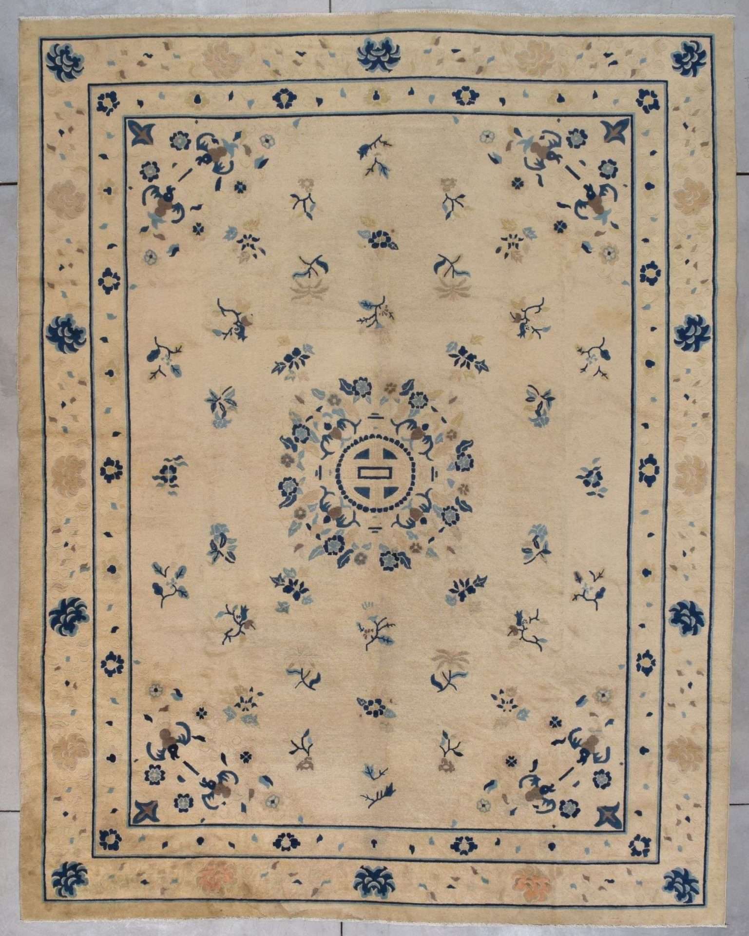 Antique Peking Chinese Rug 9’2” X 11’8” #7843