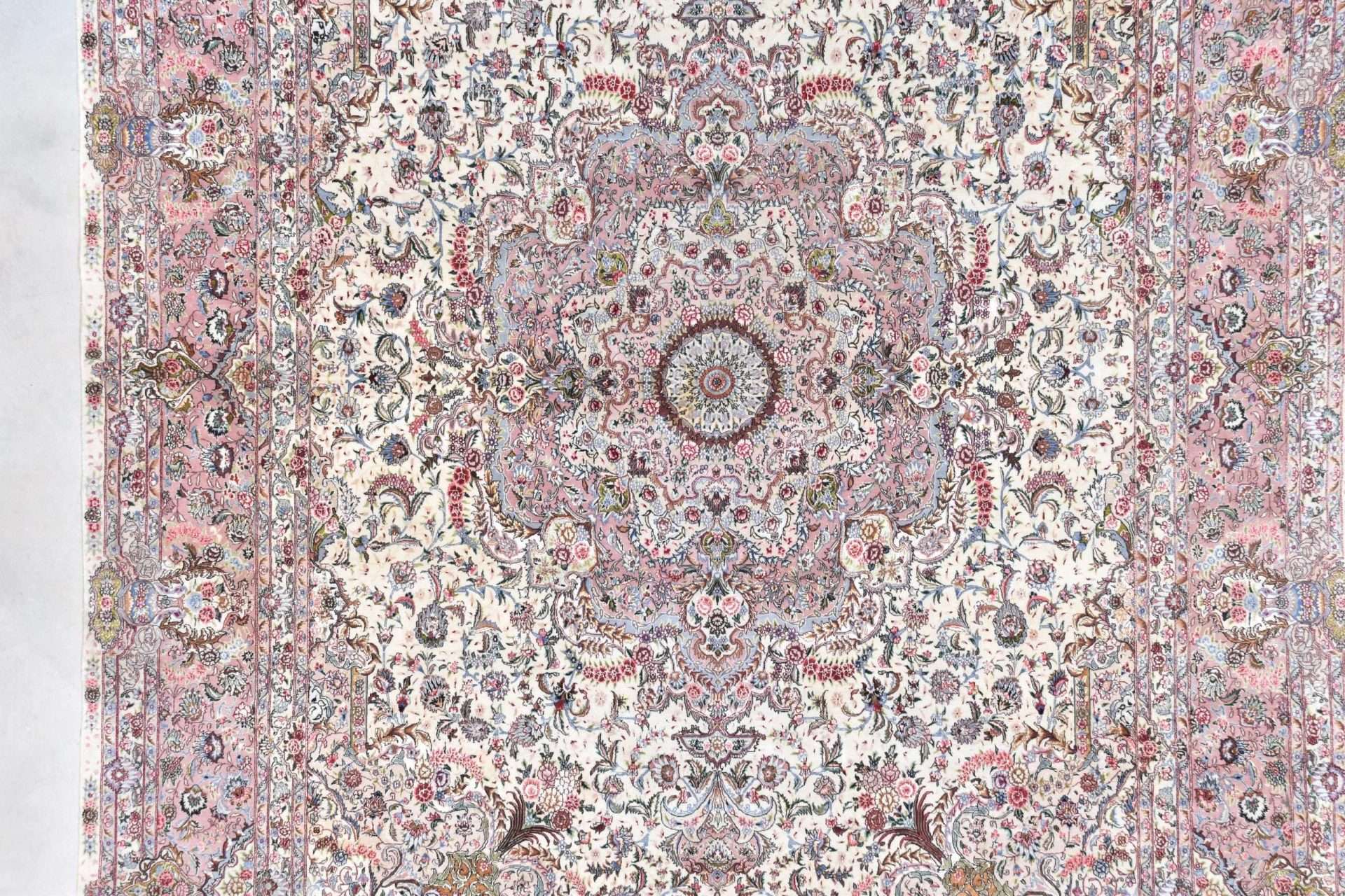 Persian Tabriz Carpet with Silk 10’0” X 14’6” #7848 - Image 2
