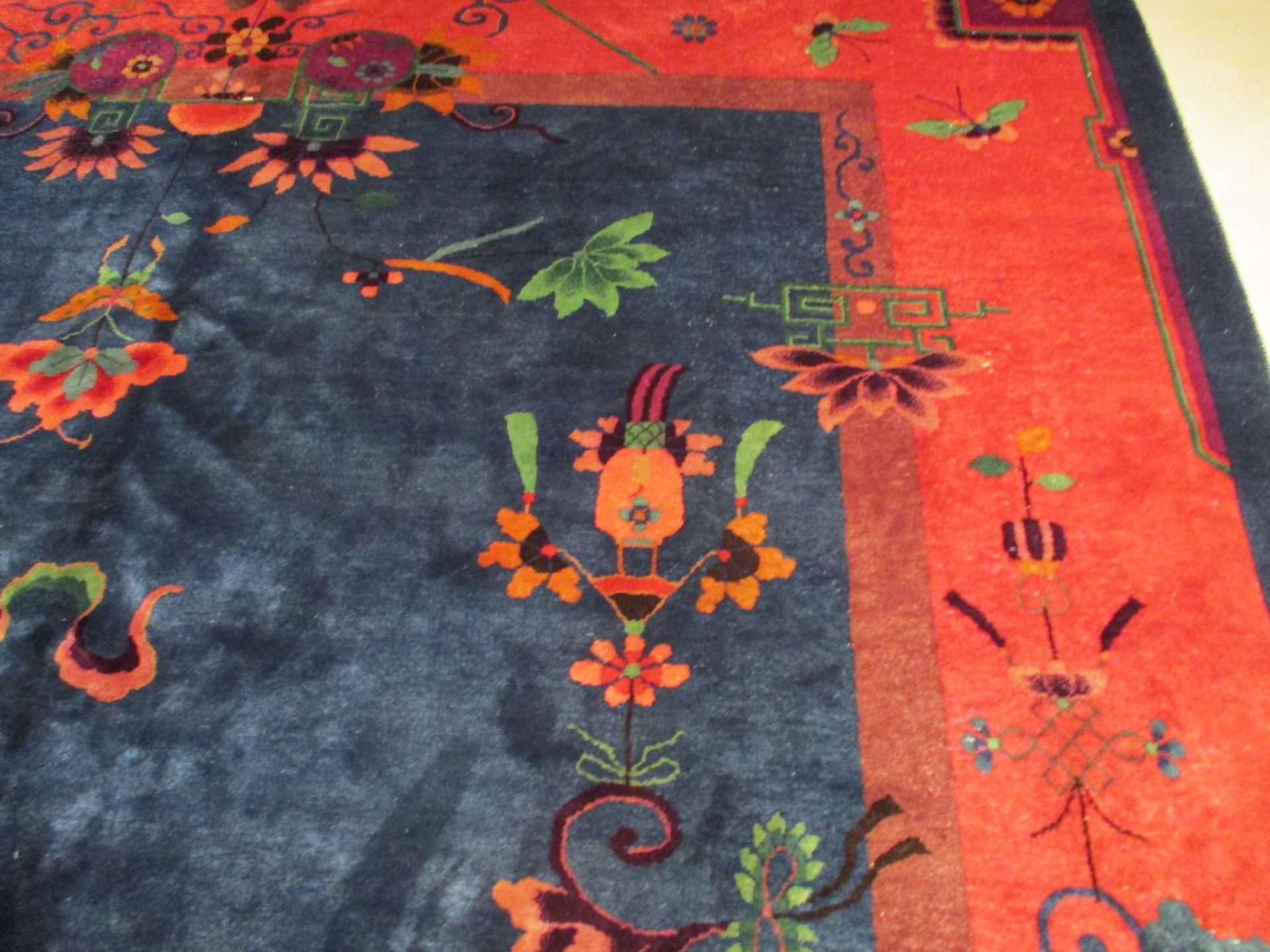 8’10” X 11’7” Art Deco Chinese Oriental Rug #7370 7860 - Image 4