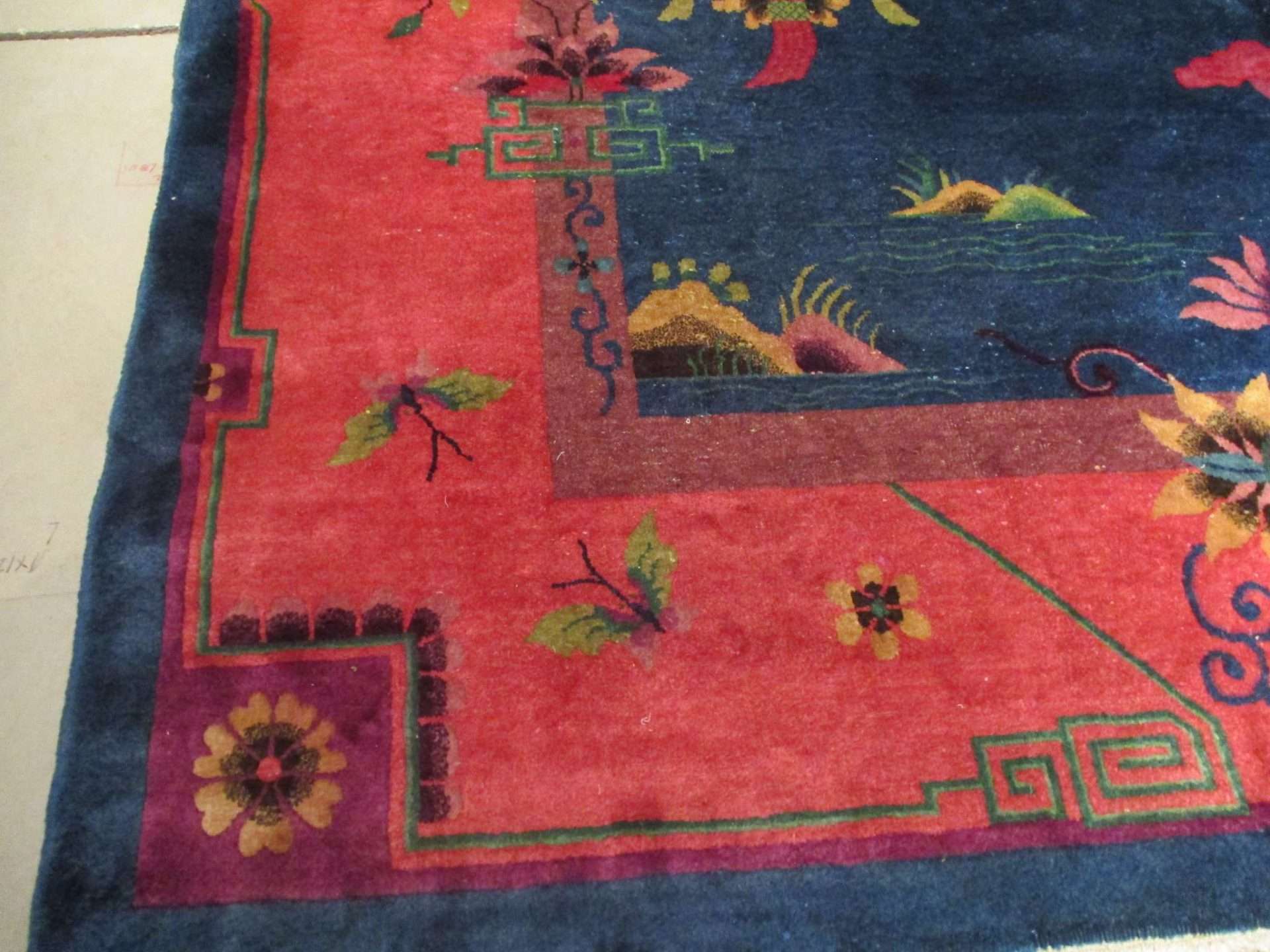 8’10” X 11’7” Art Deco Chinese Oriental Rug #7370 7860 - Image 5