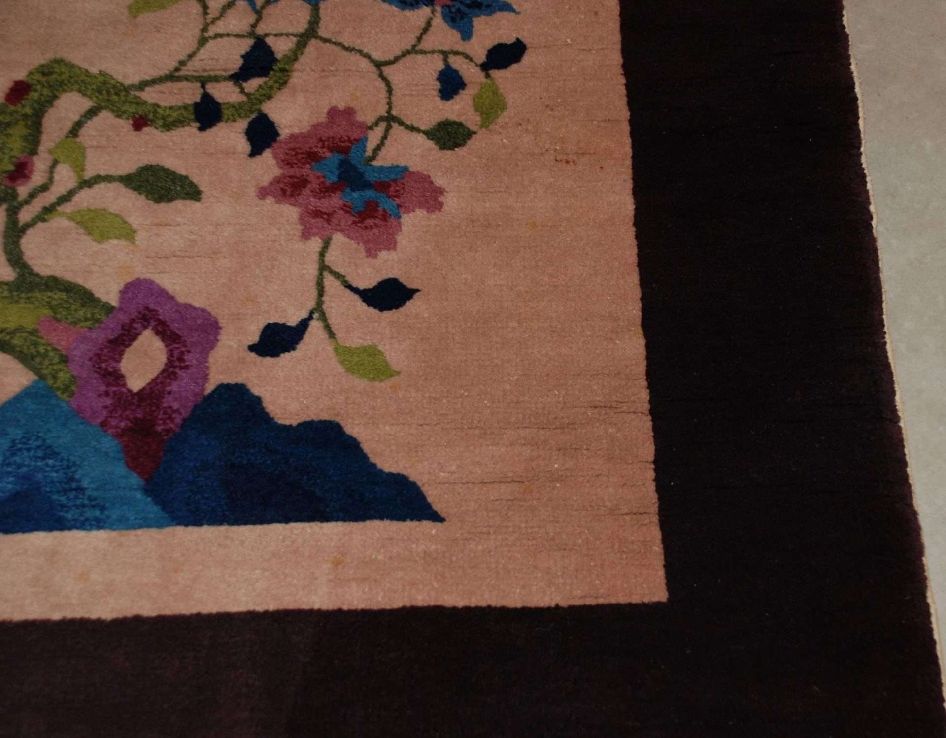 Art Deco Chinese Oriental Rug 3'0" X 5'8" #7870 - Image 3