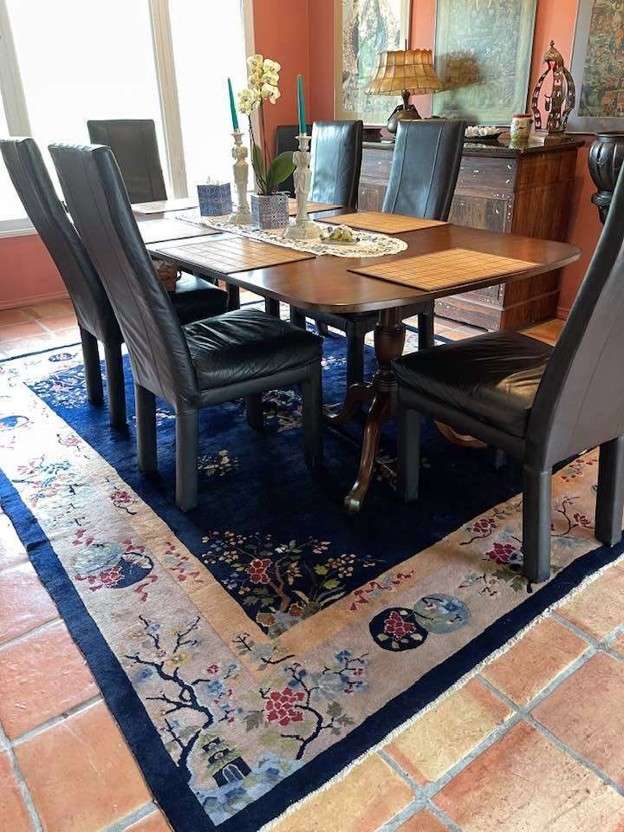 Art Deco Rug in Room Design