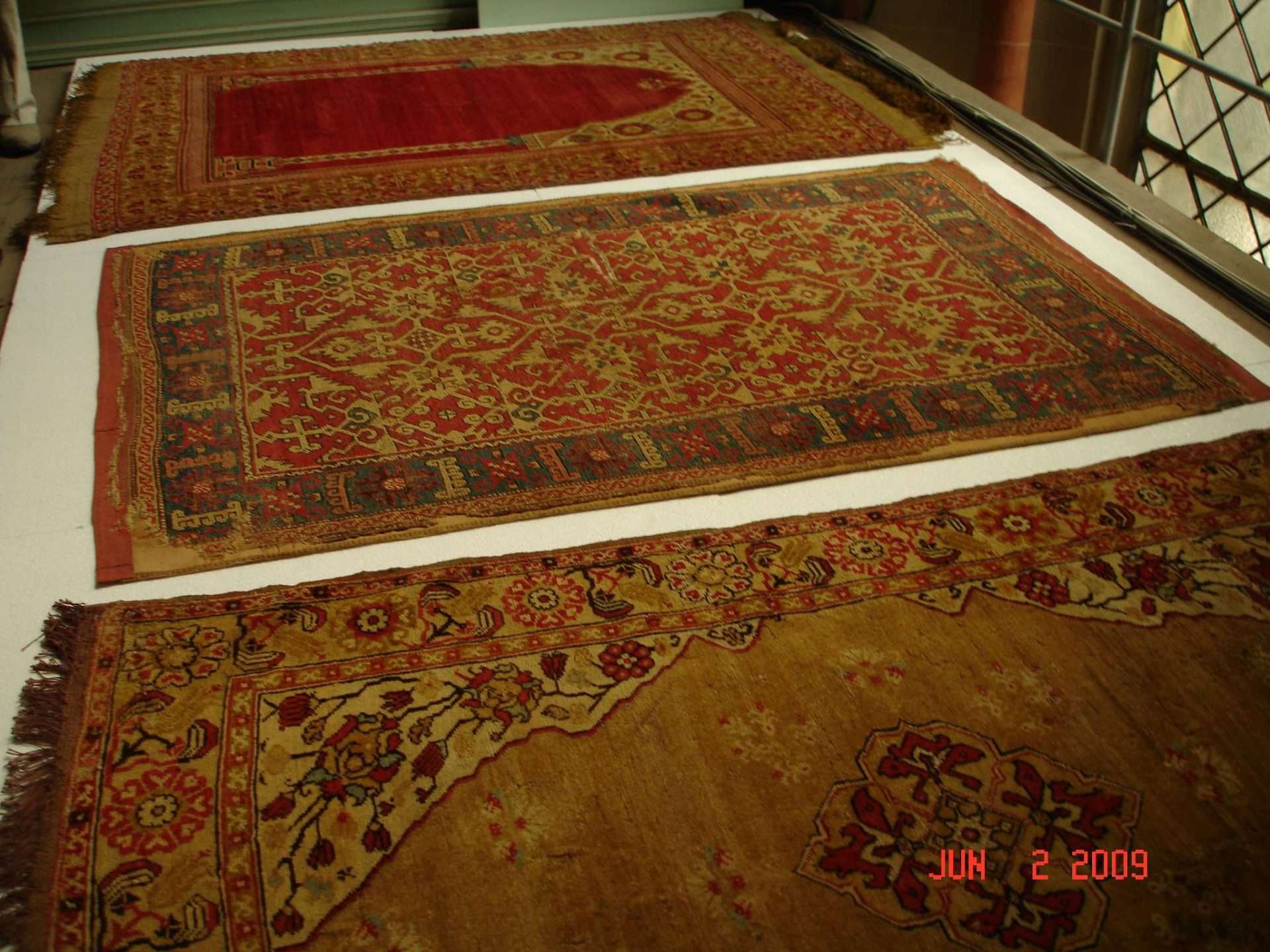 Transylvanian Rug Anatolian Rugs in Romanian Church