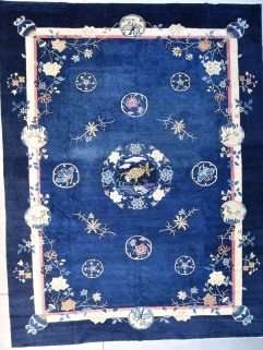 antique old peking rug picture