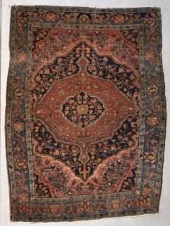 antique Fereghan Sarouk image 4x5 feet