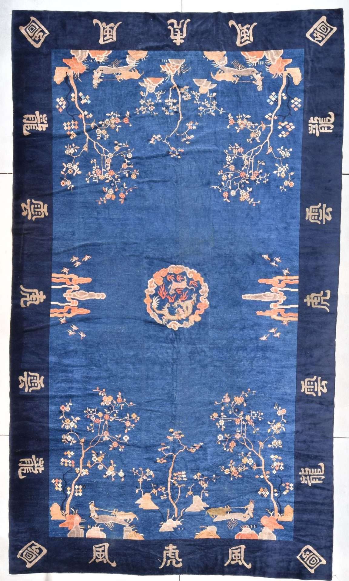 Antique Peking Chinese rug oversized Oriental Rug image