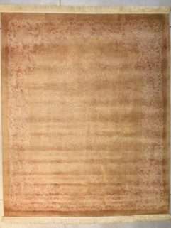 8 x 10 vintage Art Deco Chinese rug image in brown tones picture