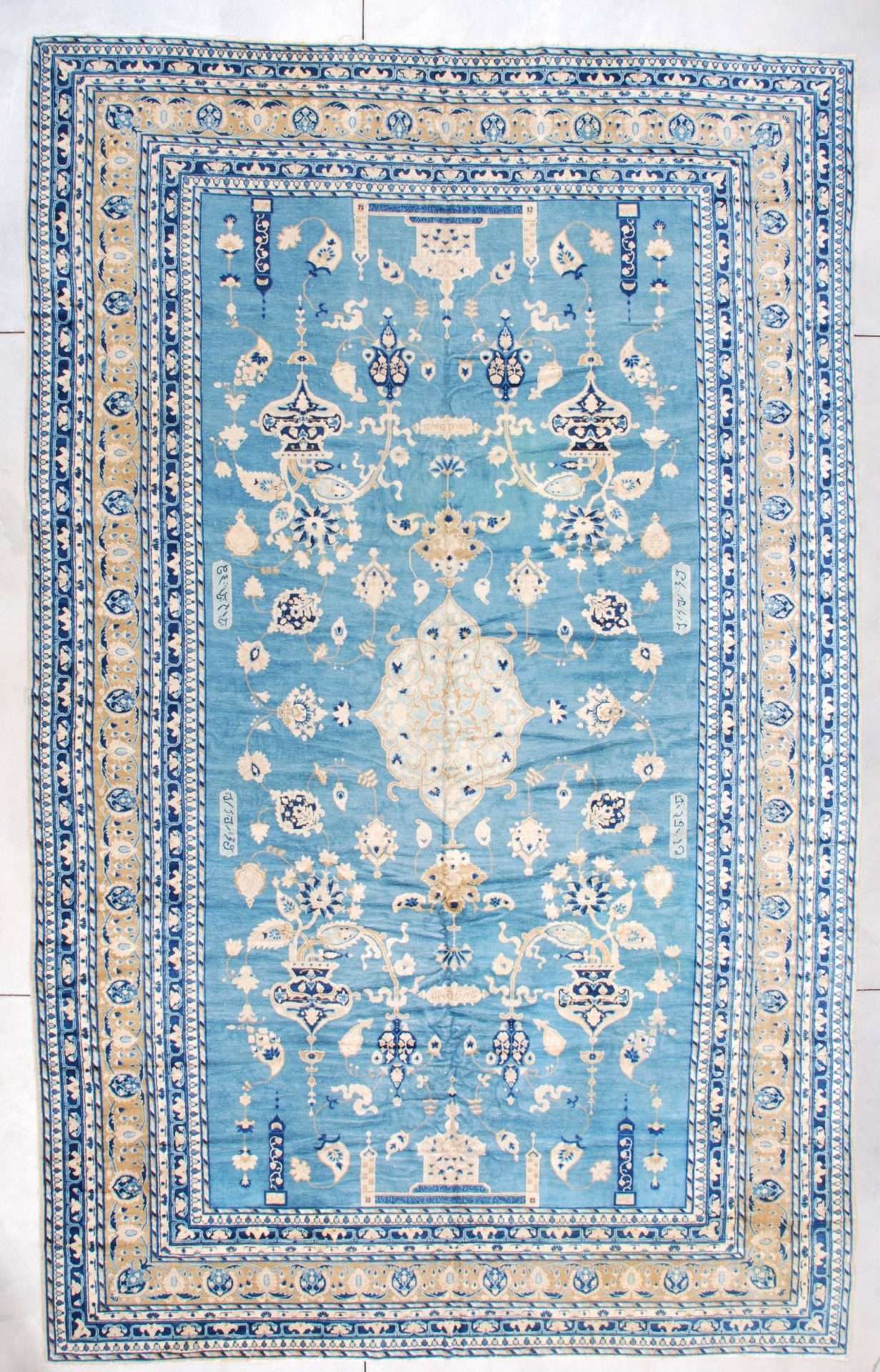 Antique 19th century India Rug 