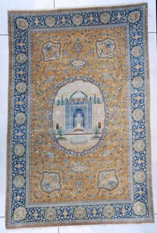 antique Persian Hadji Lili carpet