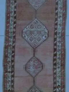 Antique Kurd Runner Oriental Rug 3‘11” X 12‘8 “ #8246