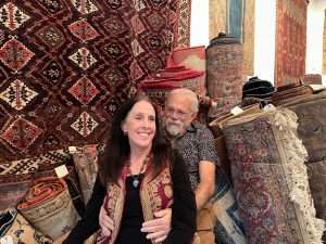 Robert Mosby and Holly Mosby in Sarasota Rug Gallery