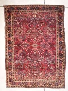 Antique persian sarouk rug image 4x7feet
